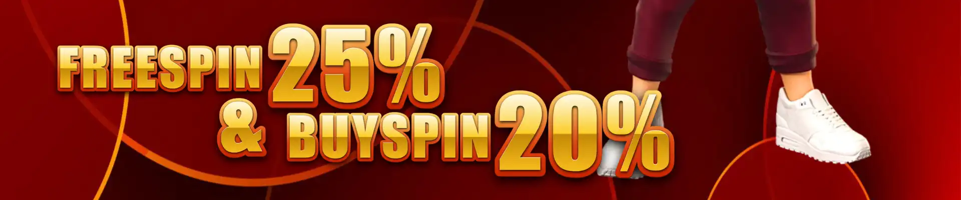 EVENT FREESPIN 25% BUYSPIN 20%